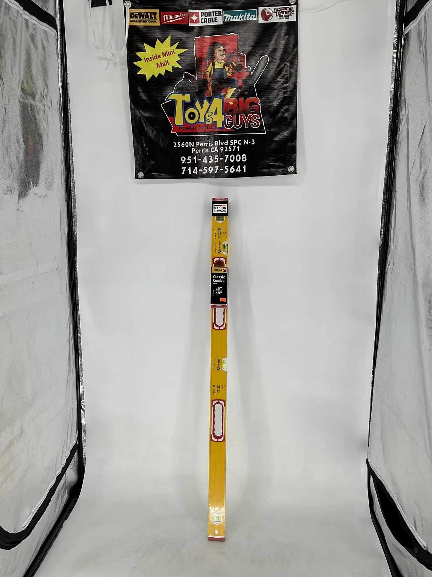 STABILA Type 196, 48 inch plus 16 inch Heavy Duty Level Set - 37816