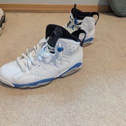 Jordan 6's Carolina blue