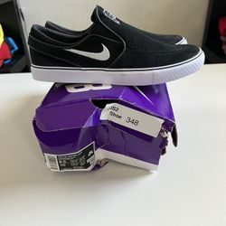 Nike Sb Stefan Janoski Slip Black White Mens Size 8.5