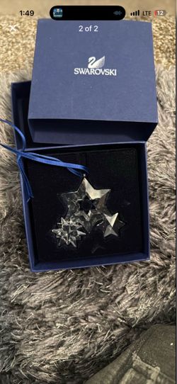 Swarovski Crystal Star Ornament with Box