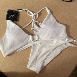Size Small White Swim Suit 
