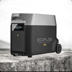 EF ECOFLOW DELTA Pro Extra Battery 3600Wh, 2.7H to Full Charge, Battery Backup for Home Use, Blackou