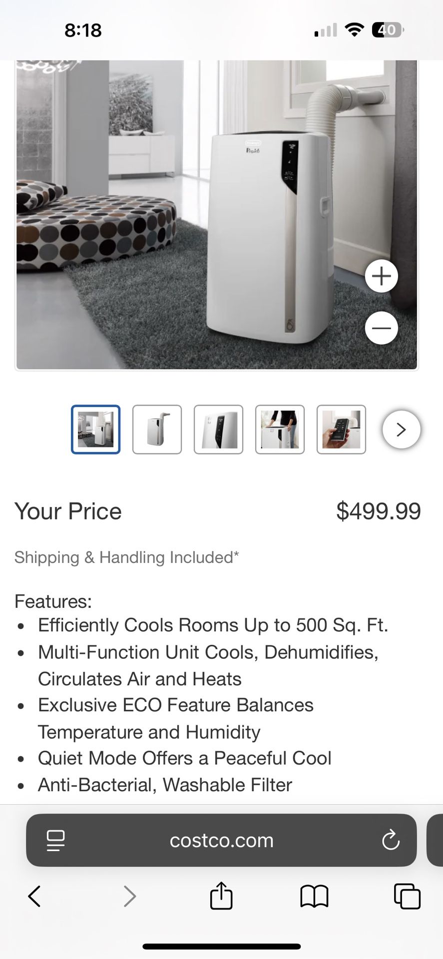 Delonghi Portable AC
