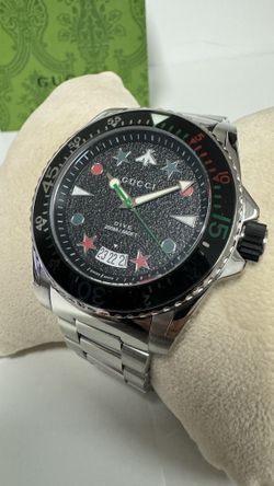 Gucci Dive 44mm Black Dial Quartz Men's Watch