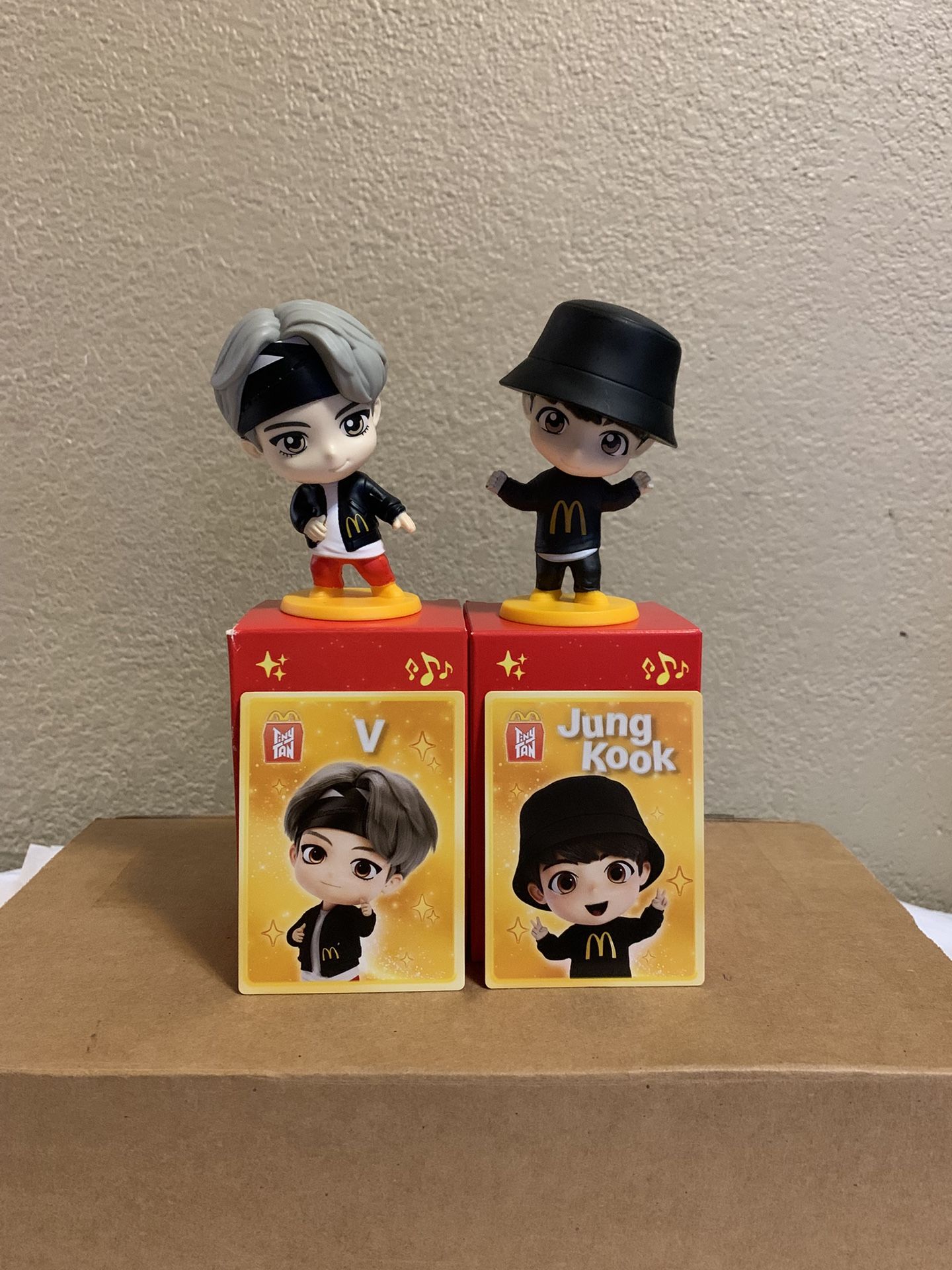 BTS TinyTan McDonald’s Happy Meal Toys