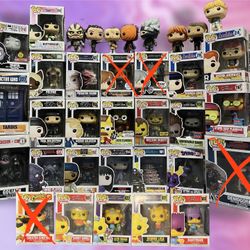 Huge Funko Pop Figure Lot Bundle