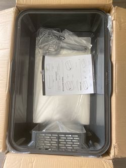Stainless steel litter box