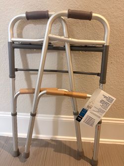 Medline 2-Button Folding Walker