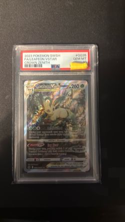 Leafeon vstar crown zenith psa 10