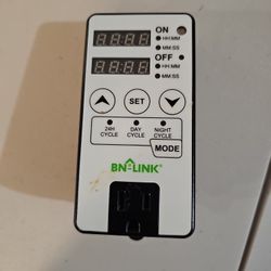 BN-LINK Timer Outlet Short Period Repeat Cycle Intermittent Digital Timer, Interval Timer - Day, Night, or 24 Hour Operation, Programmable Plug-in Tim
