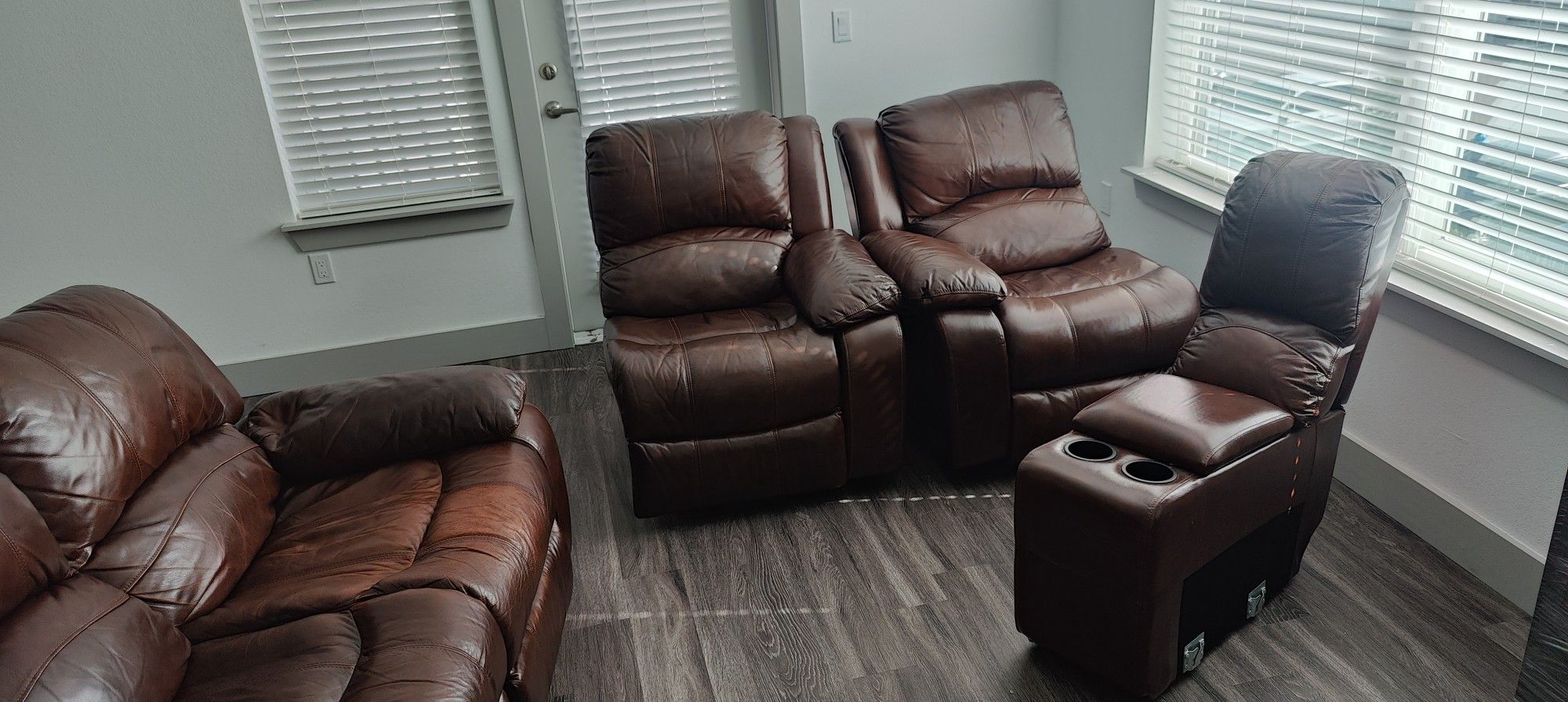 Brown Leather Sofa Sectional