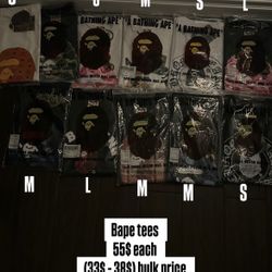 Bape Tees