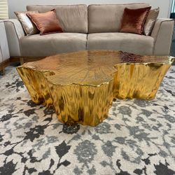 Elisha Gold Coffee Table 