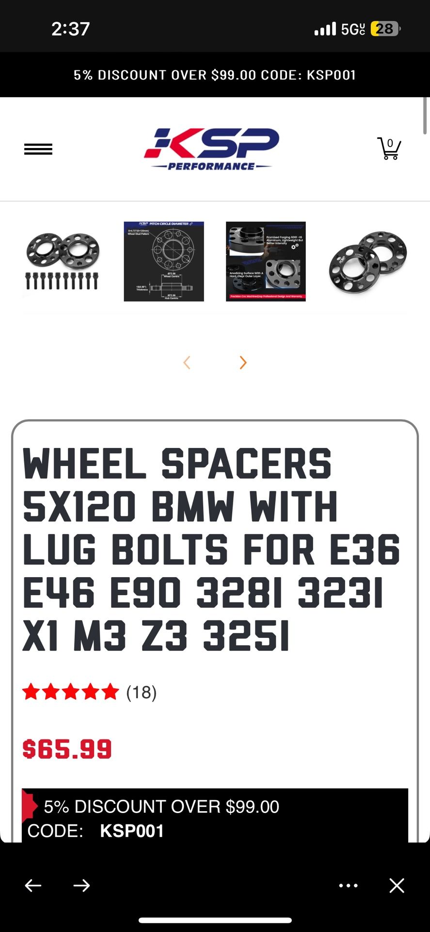 wheel spacers 