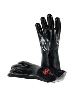 LOCO Food Handling Gloves Heat Resistant PVC Grilling Frying Seafood BBQ 1-Pair