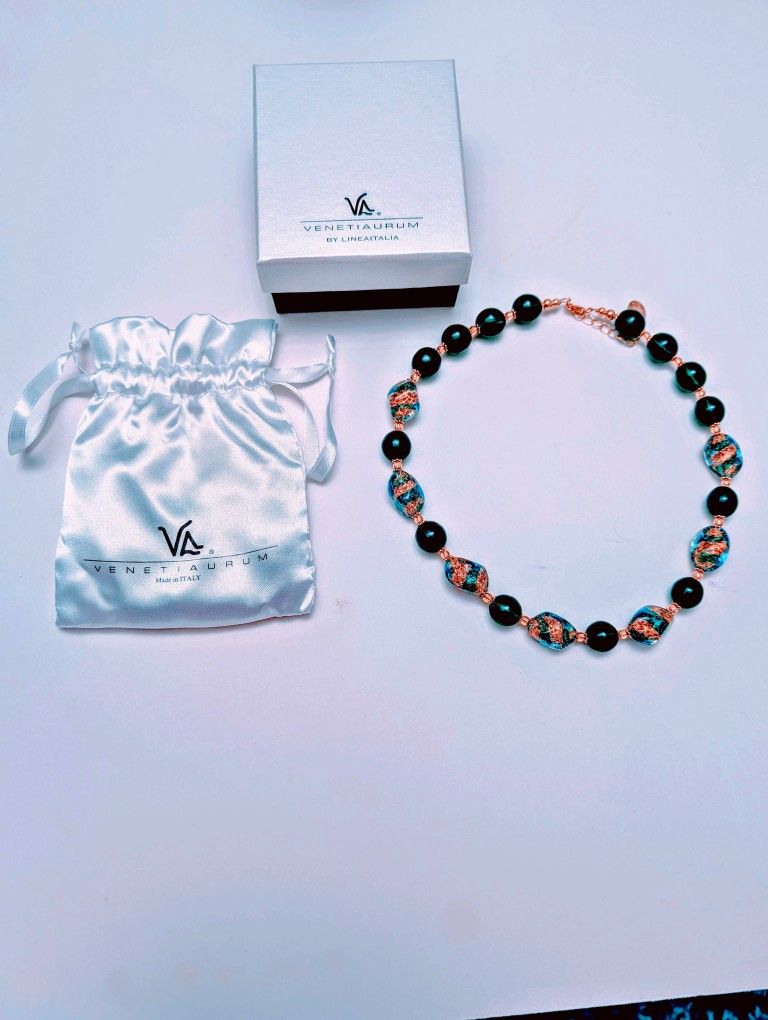 Hand Made From Italy! High Quality Murano Glass With 24k Gold Foil In The Glass.