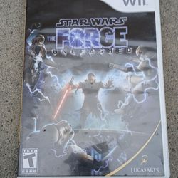 Nintendo Wii Star Wars The Force Unleashed Video Game Complete