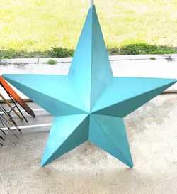 3 foot metal barn, star home decor