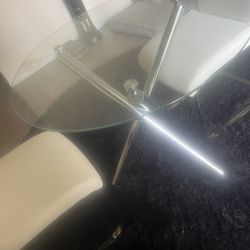 Dining Table + Two Chairs 