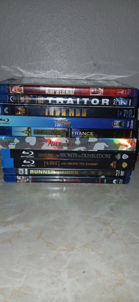 10x Blu Ray Lot Set Bundle Marvel Comics Hobbit