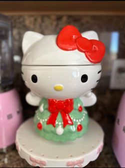Hello Kitty Christmas cookie jar