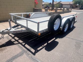 Big tex utility trailer 77"x12' Dual axle