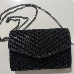 Aldo Women's Denadda Black Polyester Clutch