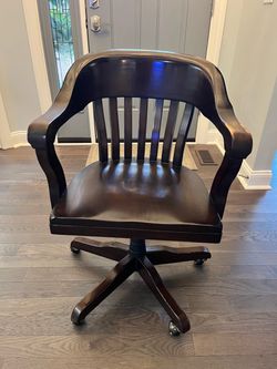 Solid Wooden Desk Chair