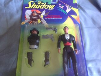 New 1994 Kenner The Shadow Transforming Lamont Cranston W/ Snap-On Shadow Armor