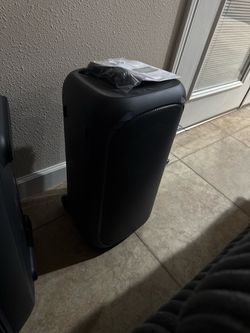 Large Black Portable Bluetooth Party Speaker