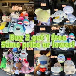 MOVE OUT SELL PLUSHY✨Buy 2 get 1 free ✨