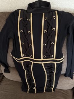 Luxury Black And Gold Dress