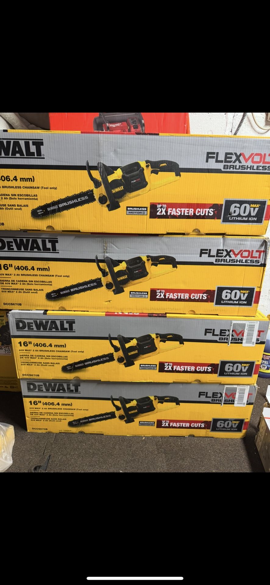 Dewalt Flexvolt 16 In Chainsaw TOOL ONLY