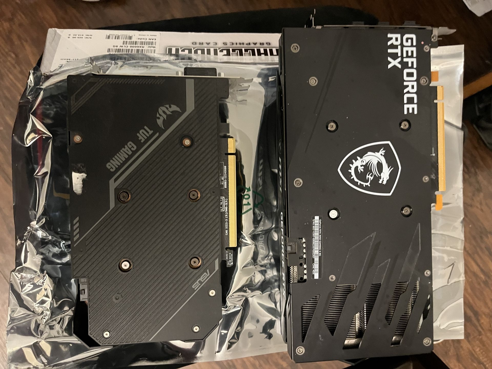 NVIDIA RTX 3050 and 1650