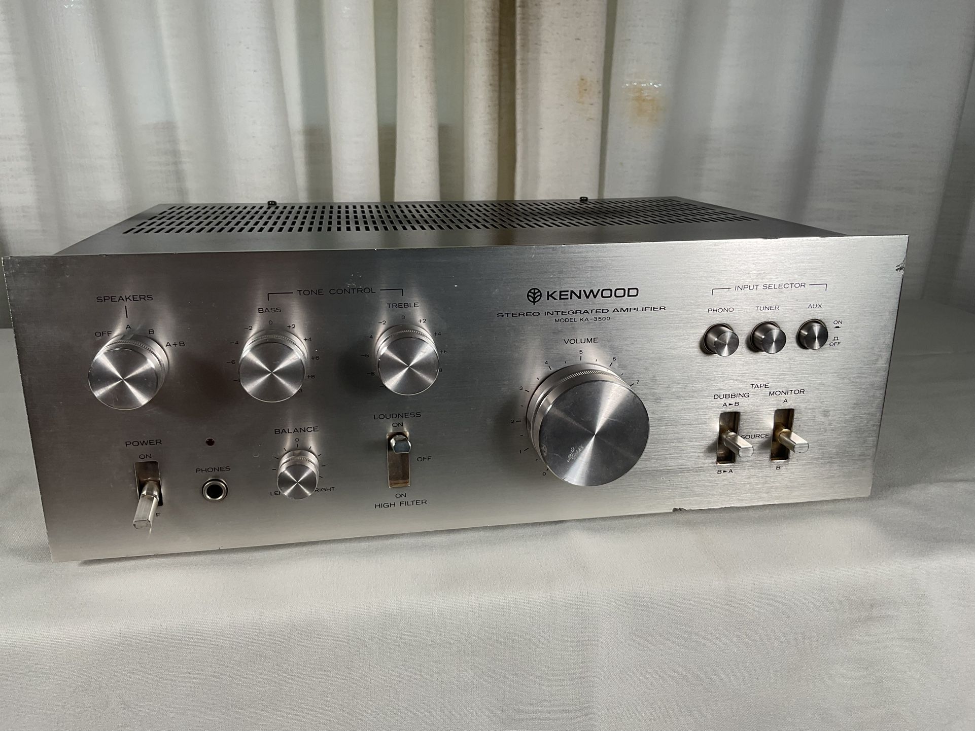 Kenwood KA3500 Integrated Amplifier 1970’s Japan