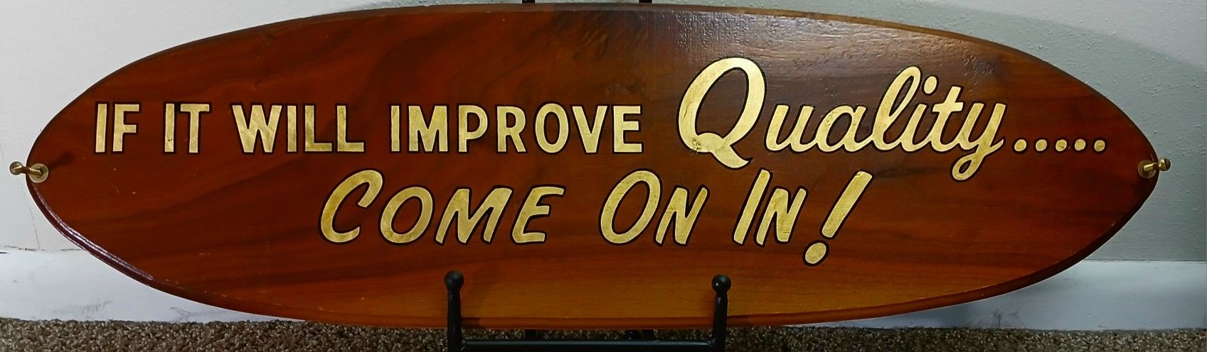 Classic Vintage 60's Hand Painted Sign