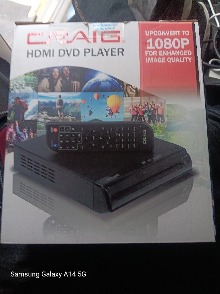 Craig Hdmi 1080p Dvd Player New!