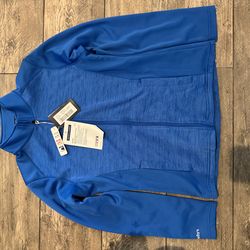 Devon & Jones Ladies' Newbury Colorblock Mélange Fleece Full-Zip