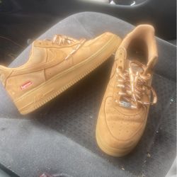 supreme wheat air force 1s