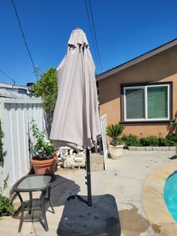 Umbrella patio