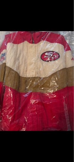 VINTAGE 1990s San Francisco 49ers Jacket Stitched Size XL