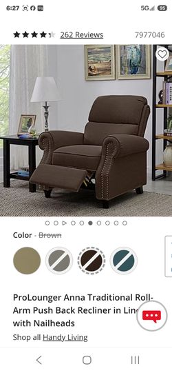 Anna Pro Lounger Recliner New!