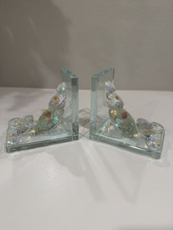 Crystal Bookends 