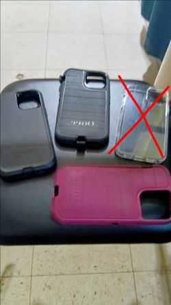 Otter Box Cases for 12 Pro  all in Good Condition Asking $10 Each Firm on Price