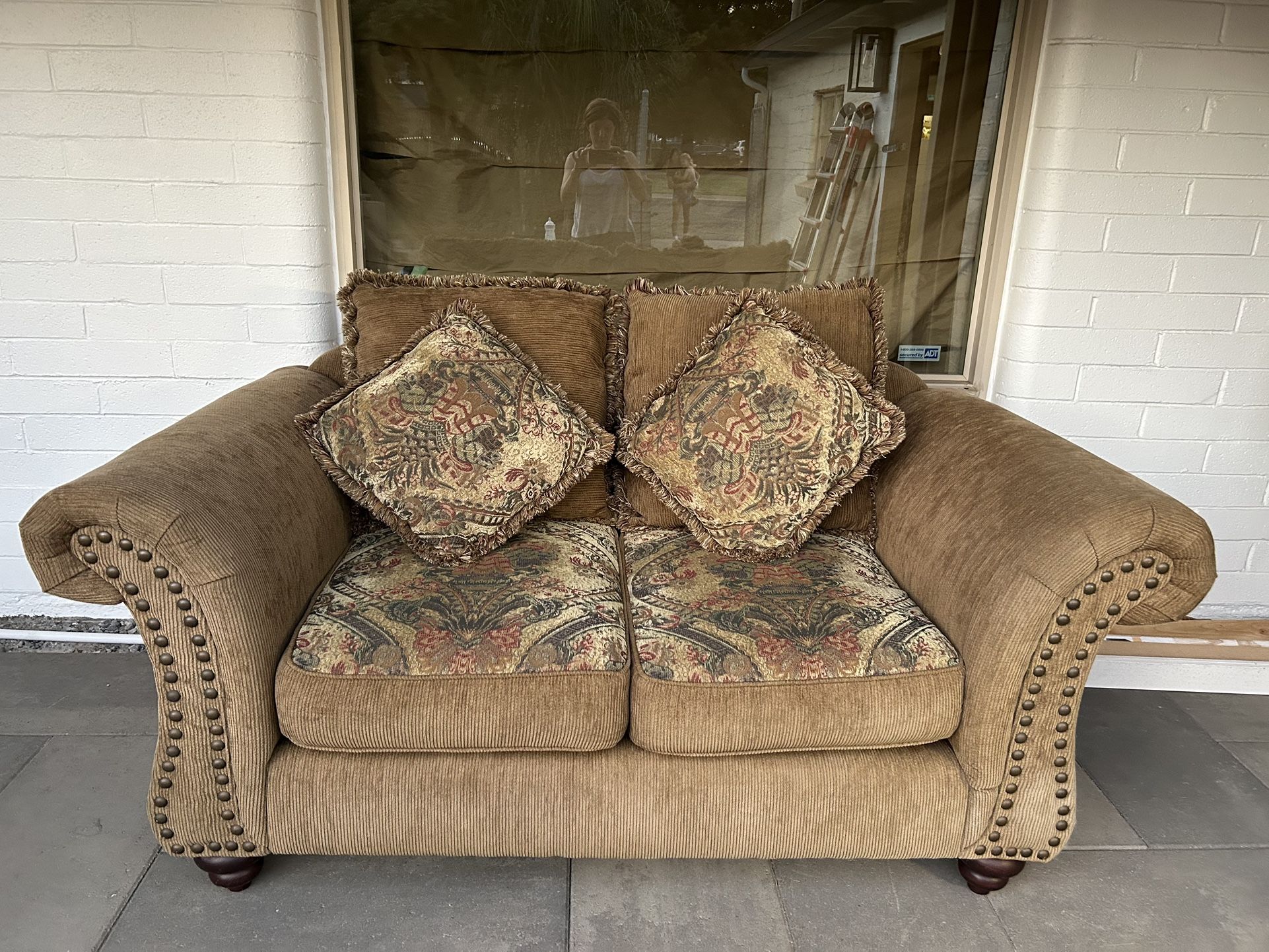 Corduroy Loveseat