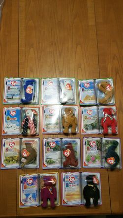 Mc Donalds Teenie Beanie Babies 2000