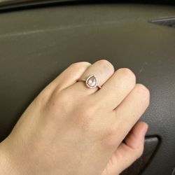 engagement ring 14k rose gold 