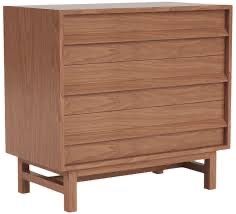 EQ3 Marcel Dresser – Modern Walnut 3-Drawer Chest, Bedroom Storage with Clean Lines