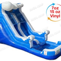 Inflatable water slide