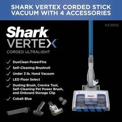 Shark Vertex Corded Ultralight Powerfins Vacuum Cleaner 